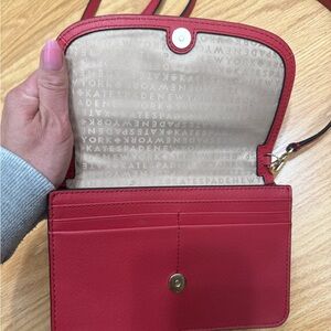 Kate Spade Red Crossbody Bag